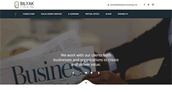 Desktop Screenshot of bilyakconsulting.com